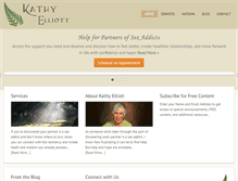 Tablet Screenshot of kathy-elliott.com